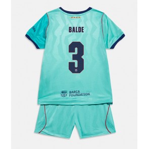 Barcelona Alejandro Balde #3 Tredjeställ Barn 2026-27 Kortärmad (+ Korta byxor)